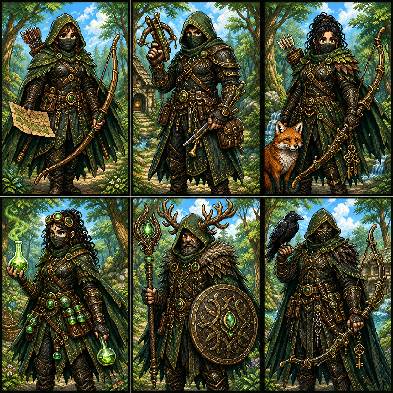 The six Genesis Outlaw classes